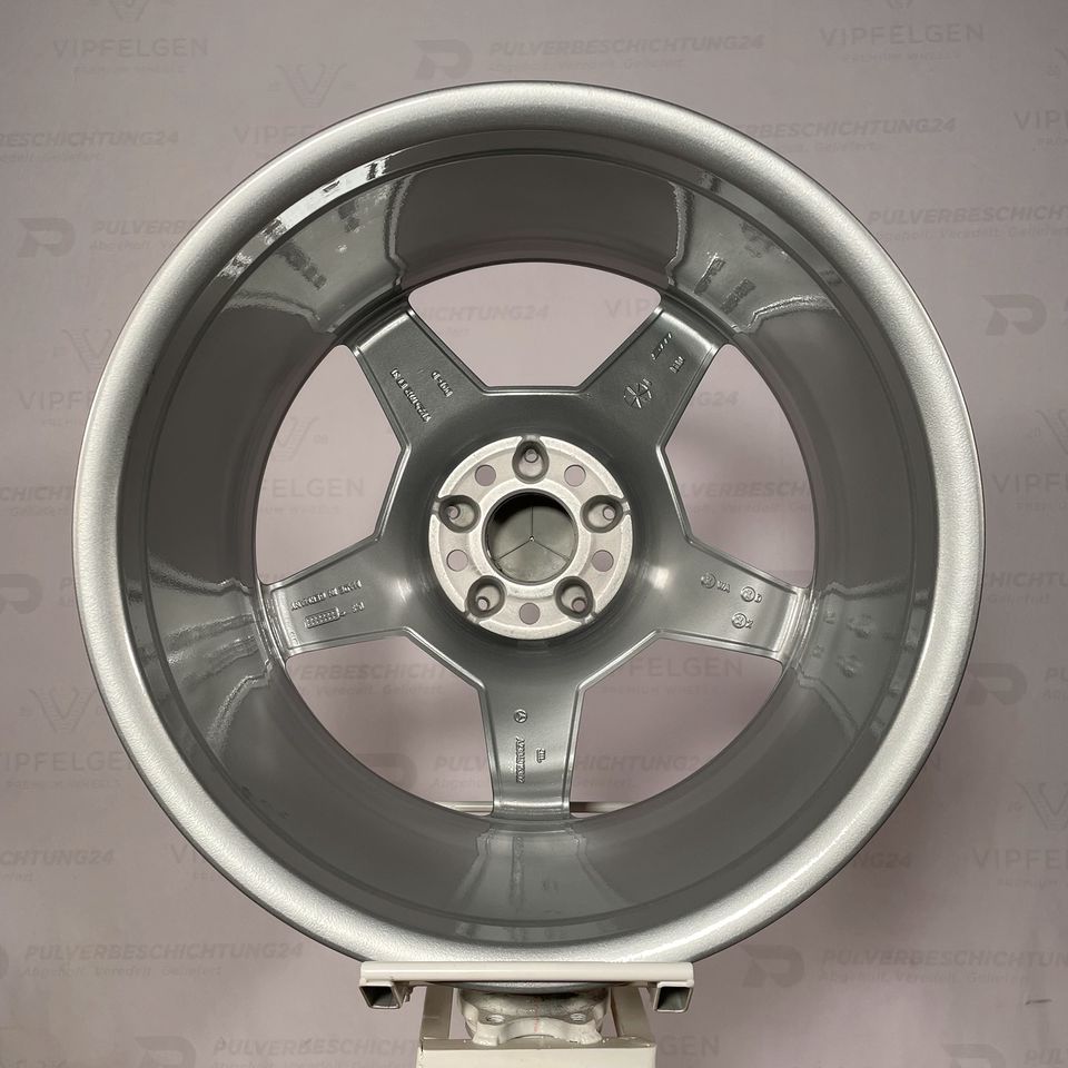Originale 19" Mercedes SL R230 AMG Styling 6 VI Alufelgen 4 x 8,5J Felgen Leichtmetallfelgen silber glänzend mit glanzgedrehter Front (weitere Farben möglich)