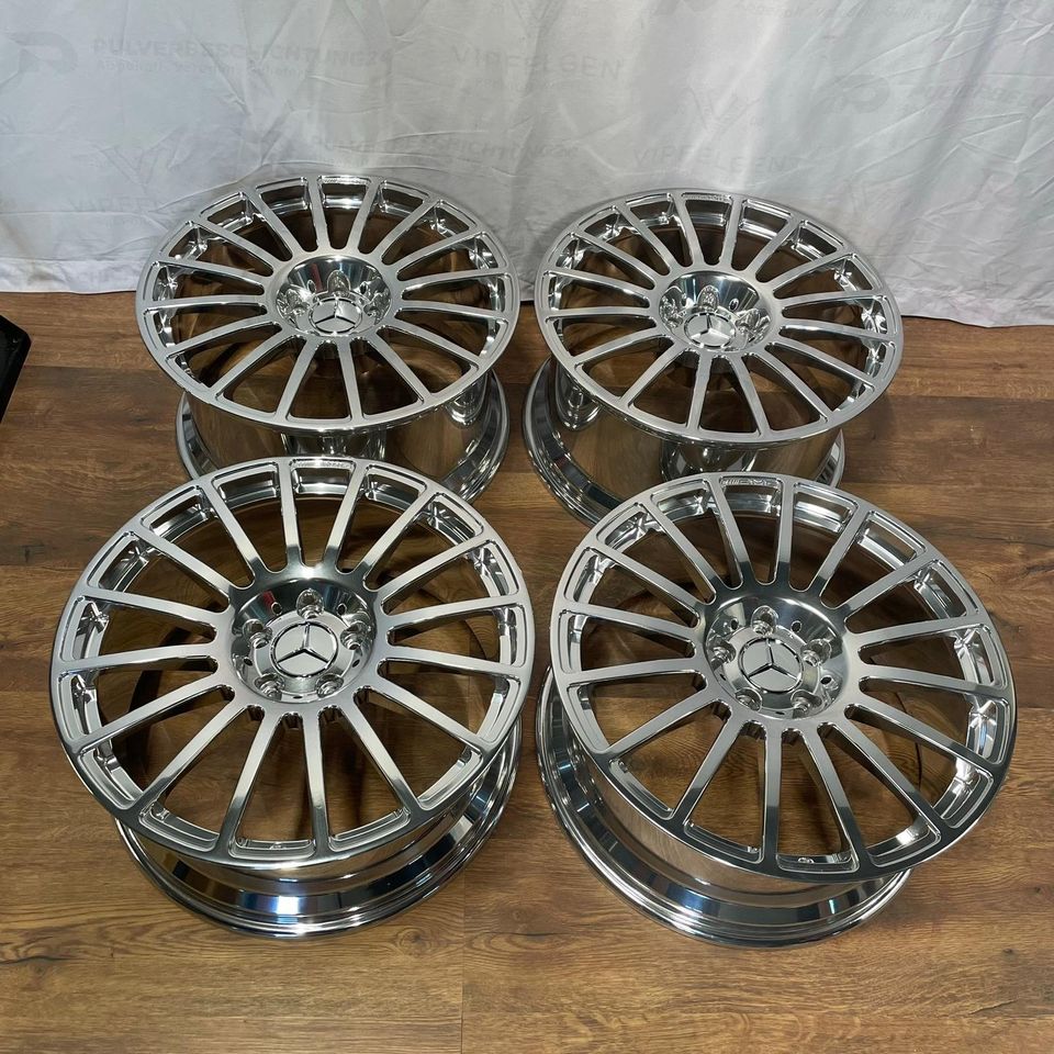 Originale 19 Zoll Mercedes AMG Black Series CLK63 SLK55 C209 R171 Felgen Alufelgen Leichtmetallfelgen hochglanzverdichtet (weitere Farben möglich)