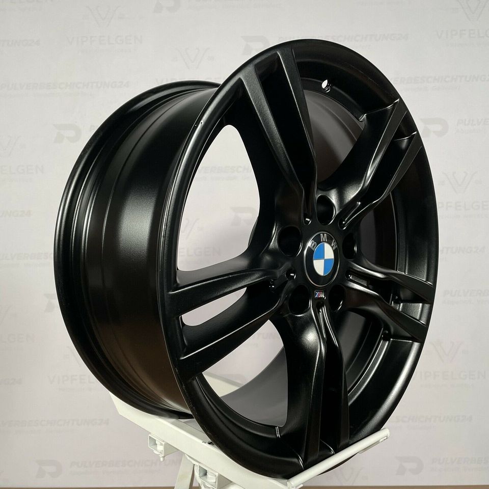 Originale 18 Zoll BMW 3er F30 4er F32 Styling M400 Alufelgen Felgen Leichtmetallfelgen schwarz matt (weitere Farben möglich)