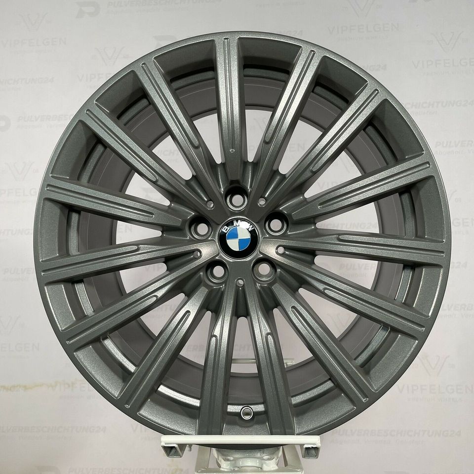 Originale 19 Zoll BMW 6er G32 GT Styling 644 Vielspeiche Felgen Alufelgen Leichtmetallfelgen sparkling iron dark matt (weitere Farben möglich)
