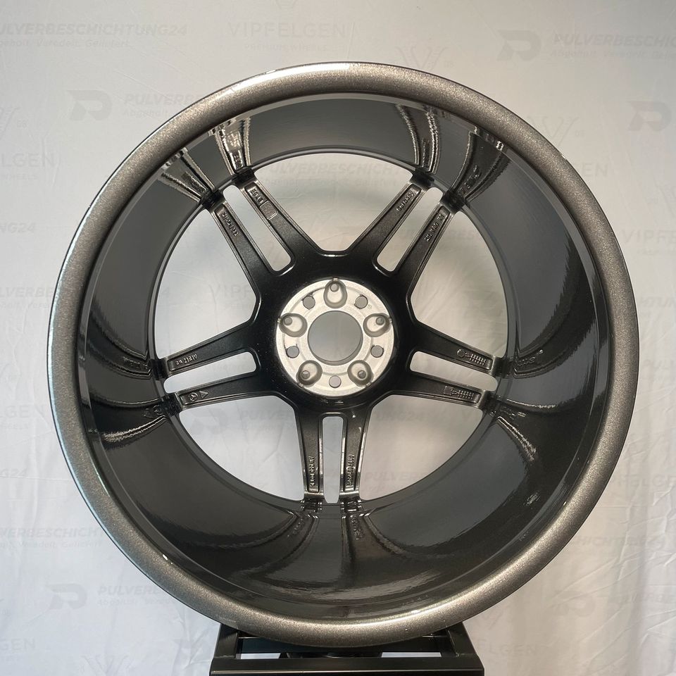 Originale 19/20 Zoll Mercedes SLS C197 R197 Alufelgen Felgen Leichtmetallfelgen anthrazit mit glanzgedrehter Front (weitere Farben möglich) 