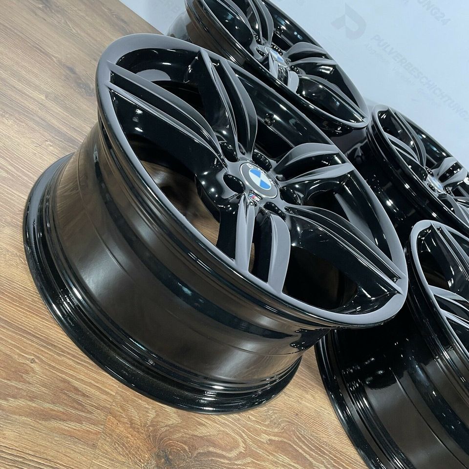 Originale 19 Zoll BMW 6er F12 F13 Styling M351 M-Paket Alufelgen Felgen Leichtmetallfelgen schwarz glänzend (weitere Farben möglich) 