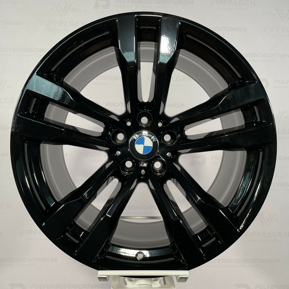 Originale 20 Zoll BMW X5 F15 X6 F16 Styling M468 Alufelgen Felgen Leichtmetallfelgen schwarz glänzend (weitere Farben möglich)
