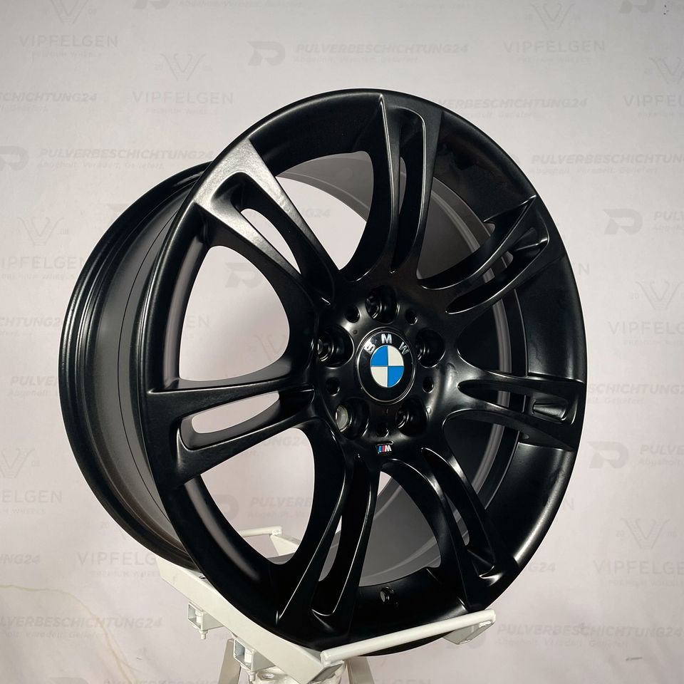 Originale 19 Zoll BMW 1er F20 F21 M405 Performance Alufelgen Felgen Leichtmetallfelgen schwarz matt mit Hankook Sommerbereifung und RDK's montiert und gewuchtet indiv. auf Kundenwunsch (weitere Farben möglich)