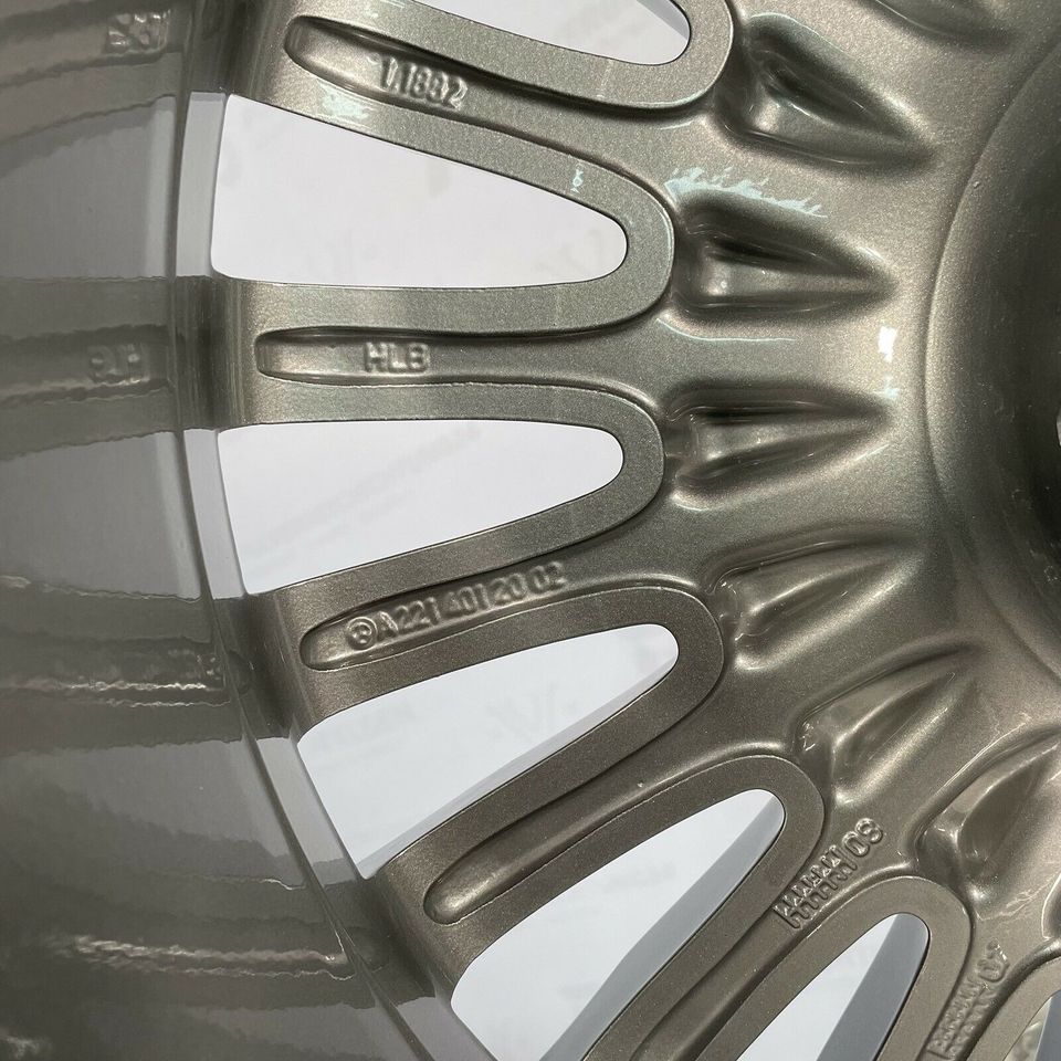 Originale 19 Zoll Mercedes S-Klasse W221 Sportpaket Alufelgen Felgen Leichtmetallfelgen silber glänzend (weitere Farben möglich) 