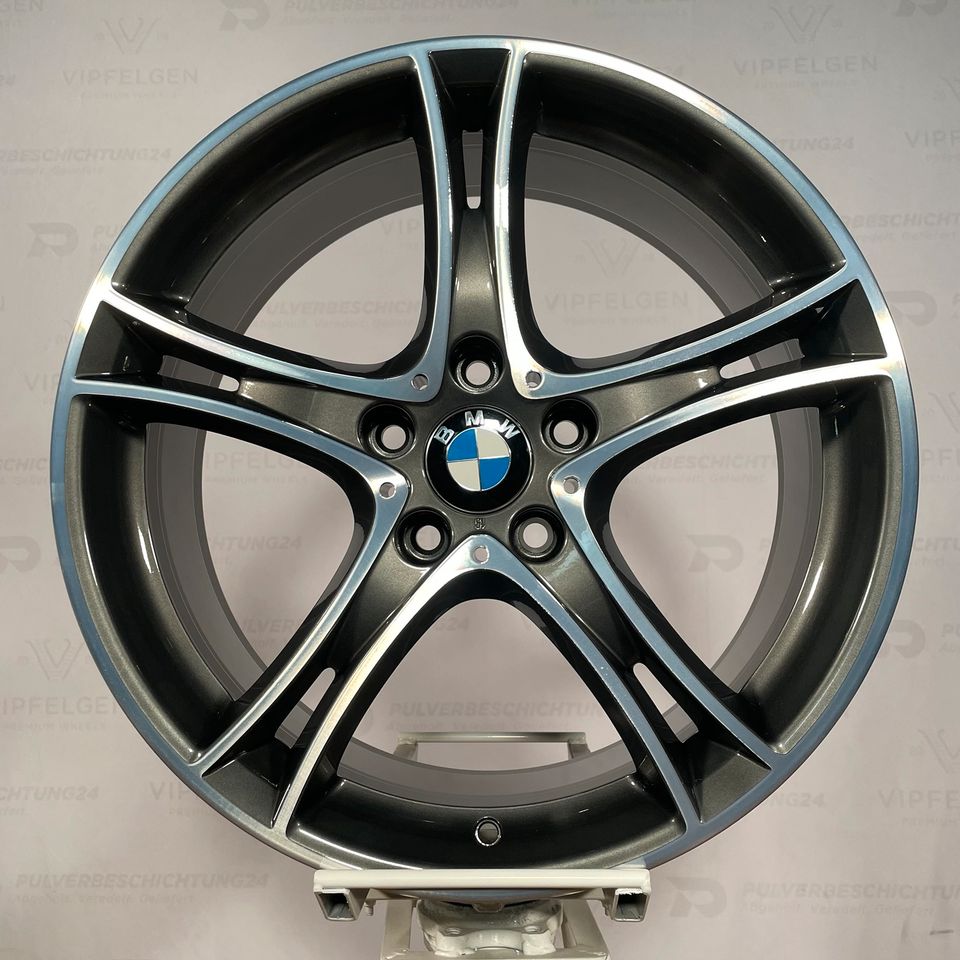 Originale 19 Zoll BMW 2er F22 F23 Styling 361 Alufelgen Felgen Leichtmetallfelgen anthrazit mit glanzgedrehter Front mit Sommerreifen von Michelin PS4 indiv. auf Kundenwunsch (weitere Farben möglich)