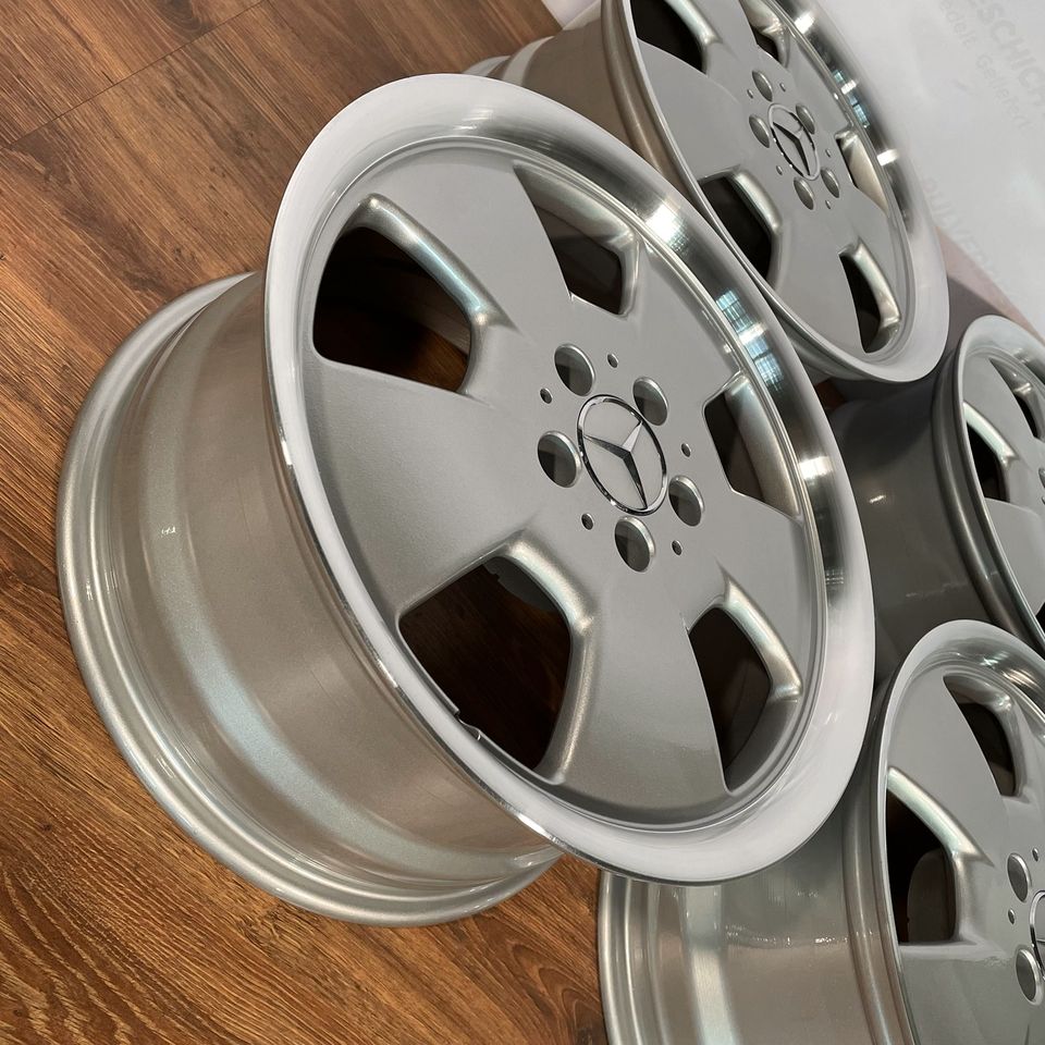 Originale 17 Zoll Mercedes SL R129 Albali Alufelgen Felgen Leichtmetallfelgen silber glanzgedreht (weitere Farben möglich)