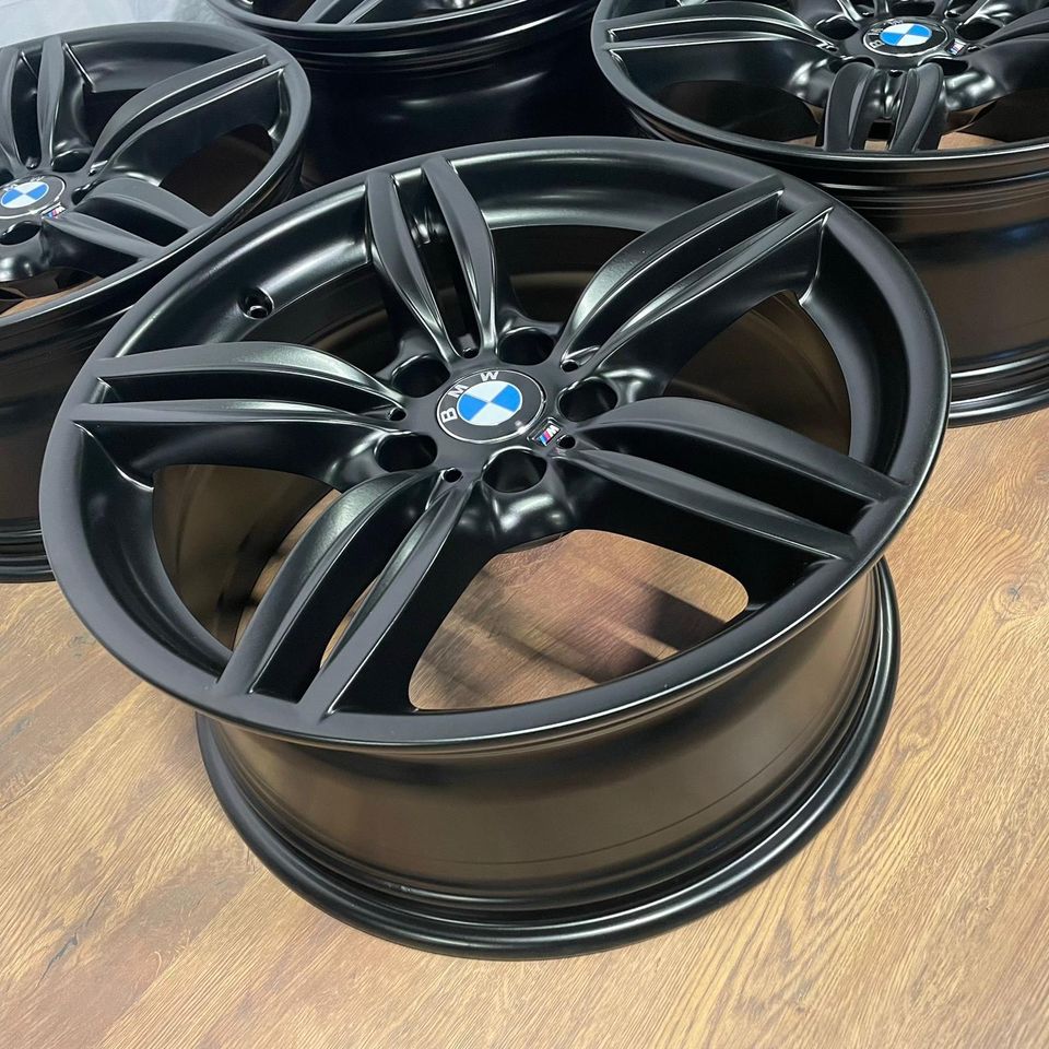 Originale 19 Zoll BMW 5er F10 Styling M351 M-Paket Alufelgen Felgen Leichtmetallfelgen schwarz matt (weitere Farben möglich)