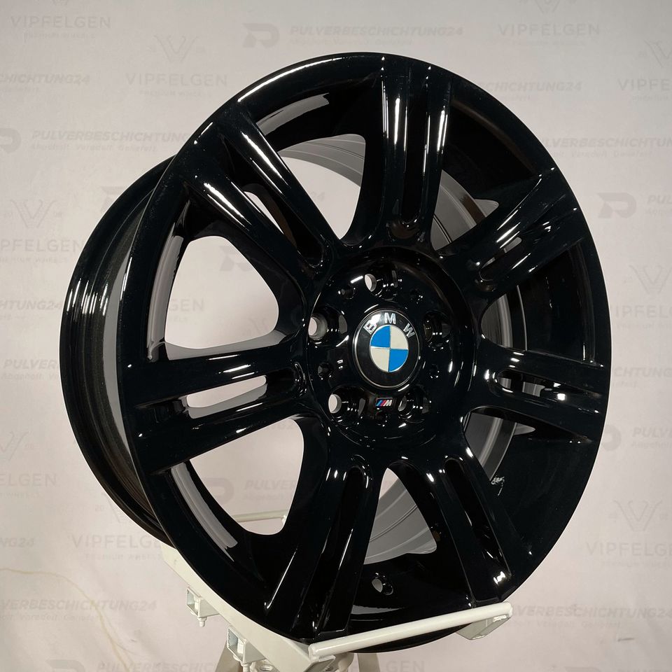 Originale 17 Zoll BMW 3er E90 E92 Styling M194 Alufelgen Felgen Leichtmetallfelgen schwarz glänzend (weitere Farben möglich)