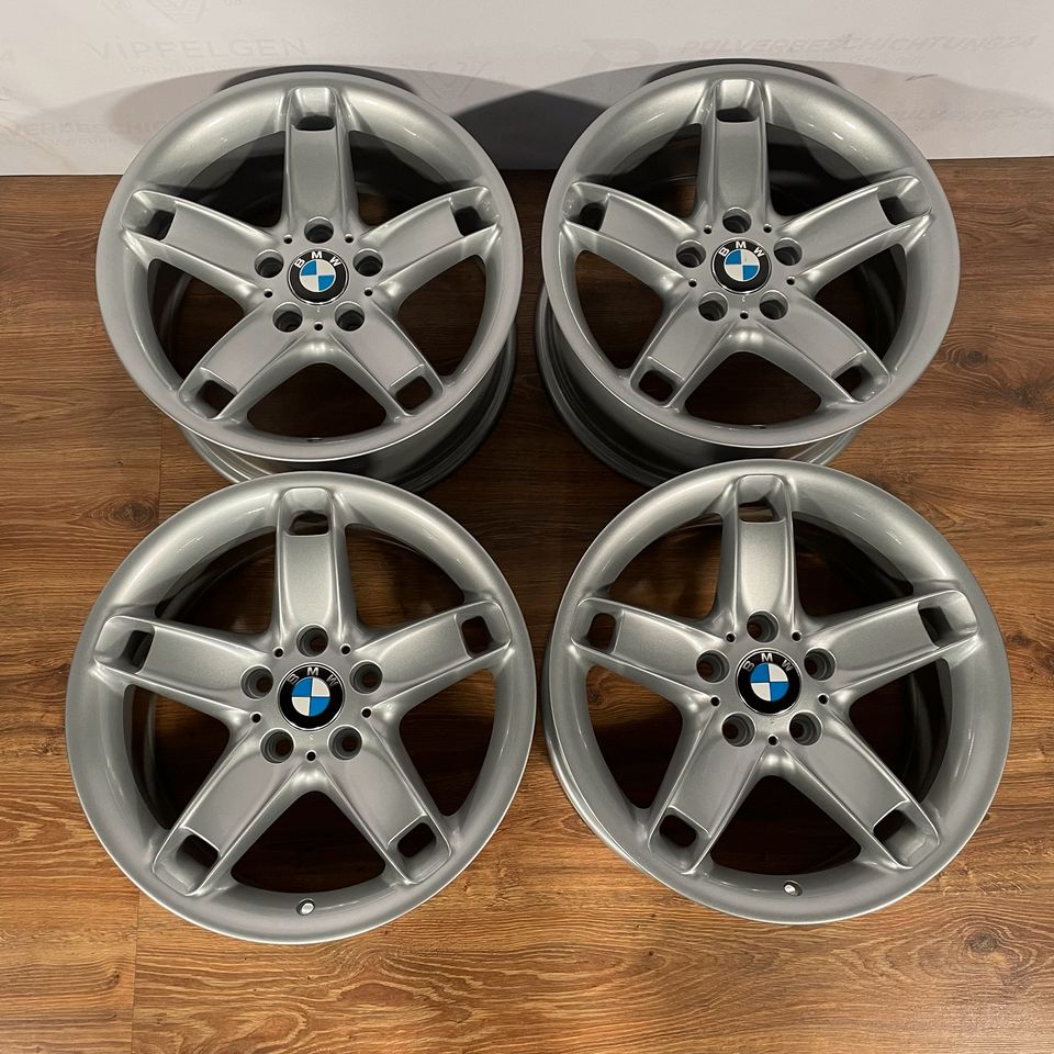 Originale 17 Zoll BMW 5er E39 Styling 49 Sternspeiche Alufelgen Felgen Leichtmetallfelgen silber (weitere Farben möglich)