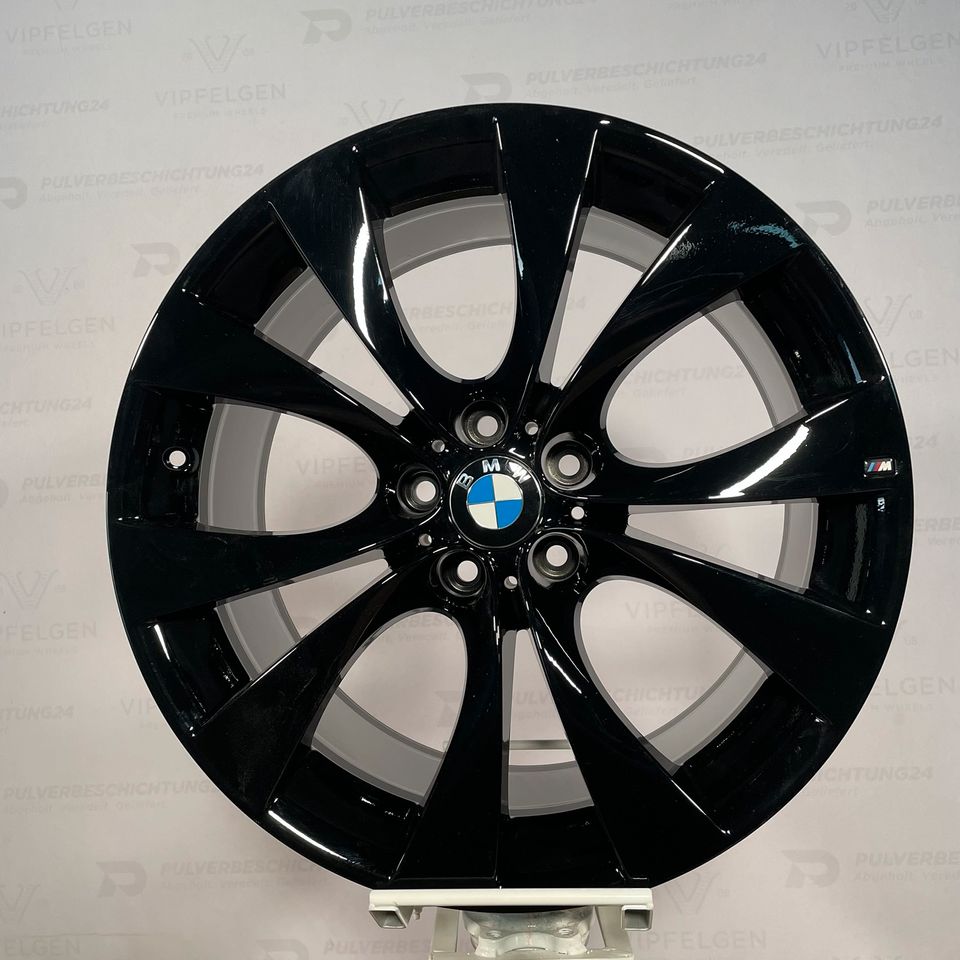 Originale 20 Zoll BMW X5 E70 Styling M227 Sternspeiche Alufelgen Felgen Leichtmetallfelgen schwarz glänzend (weitere Farben möglich)