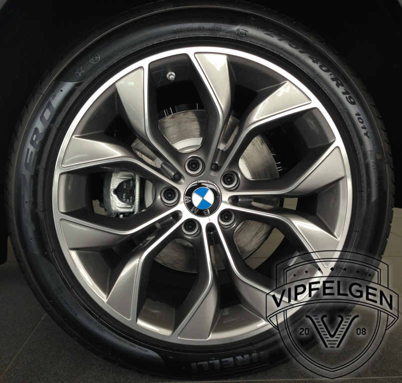 Satz 19" BMW Styling 608 Y-Speiche X4 F26 Winterräder Kompletträder 