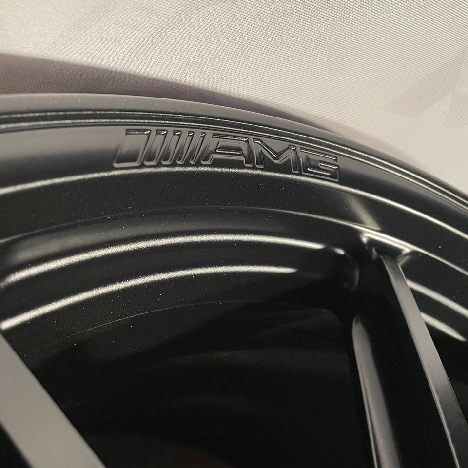 Originale 20 Zoll AMG Mercedes C190 GT GTR Performance Alufelgen Felgen Leichtmetallfelgen schwarz matt (weitere Farben möglich)