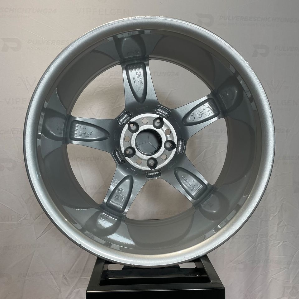 Originale 19 Zoll Mercedes SL R230 AMG Styling III Alufelgen 4 x 8,5J Felgen Leichtmetallfelgen Silber (andere Farben möglich) 