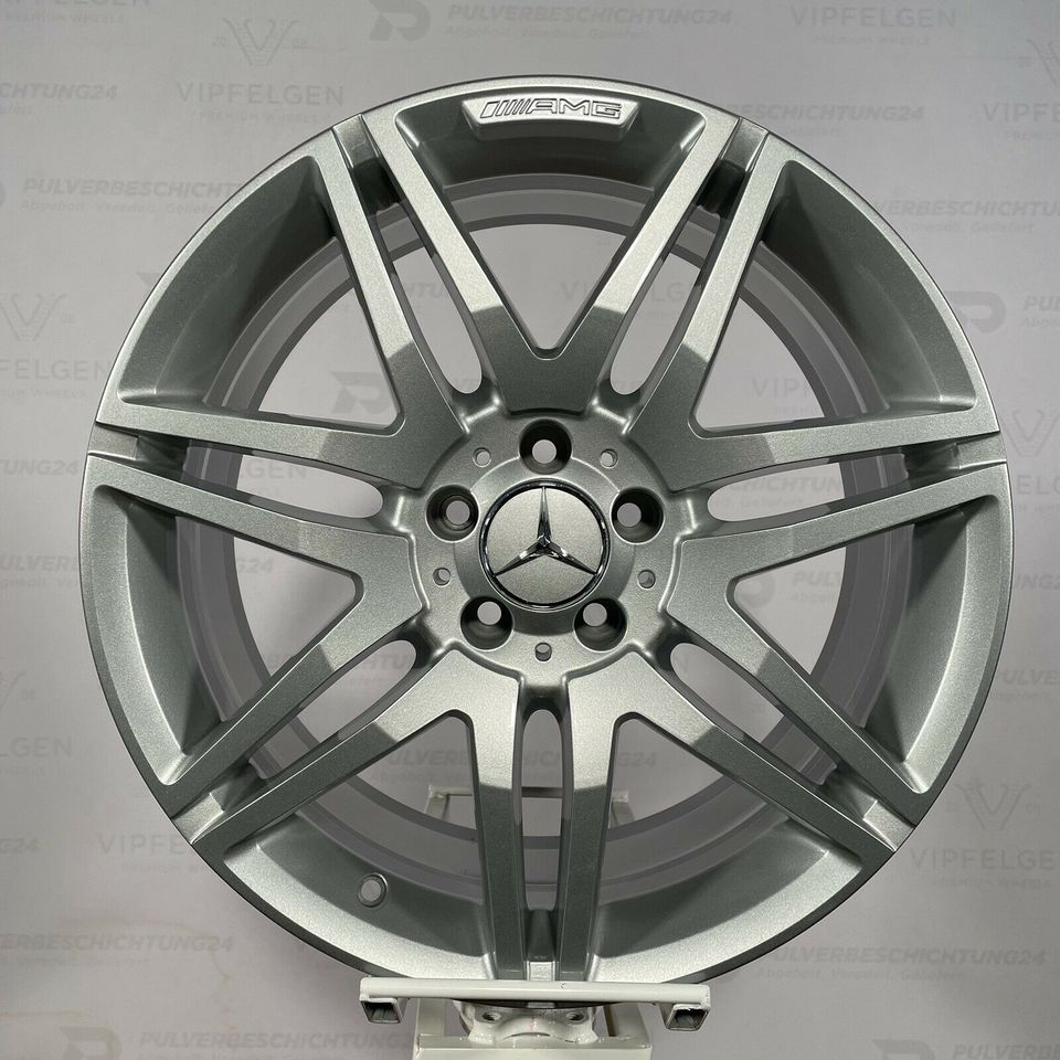 Originale 19 Zoll AMG Mercedes E-Klasse W212 Alufelgen 8,5J + 9,5J Felgen Leichtmetallfelgen silber glänzend (weitere Farben möglich)