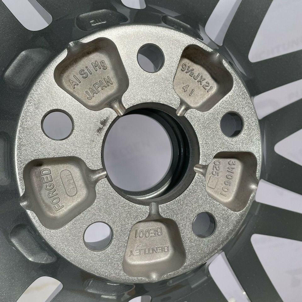 Originale 21 Zoll Bentley Continental Flying Spur Speed Alufelgen Felgen Leichtmetallfelgen silber (weitere Farben möglich)