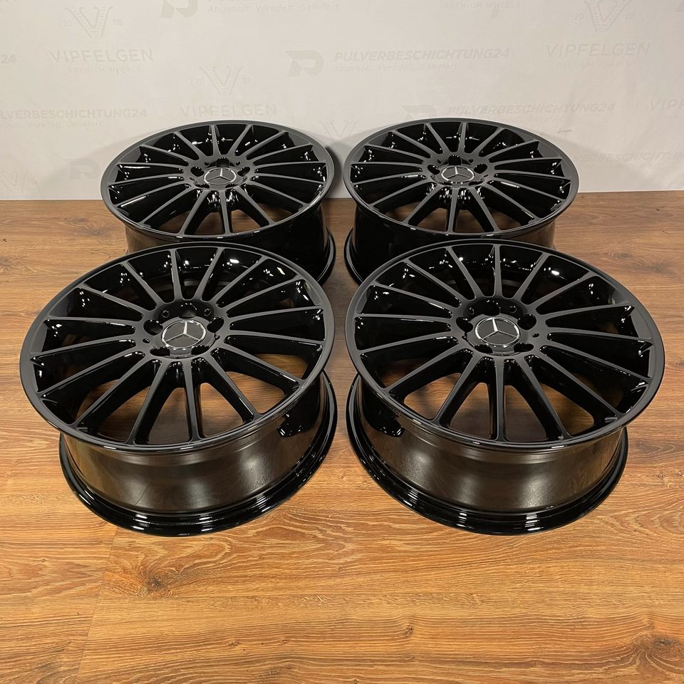 Originale 19 Zoll AMG Mercedes V-Klasse W639 Vito Viano Alufelgen Felgen Leichtmetallfelgen schwarz glänzend (weitere Farben möglich)