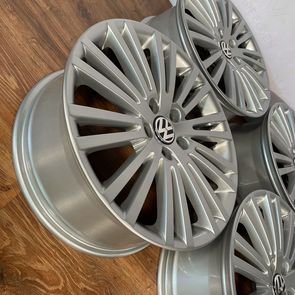 Originale 18 Zoll VW Golf 5 V R32 GTI Zolder Alufelgen Felgen Leichtmetallfelgen silber glänzend (weitere Farben möglich)