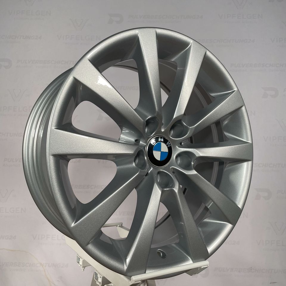 Originale 18 Zoll BMW 5er F10 Styling 328 V-Speiche Alufelgen Leichtmetallfelgen Felgen silber glänzend (weitere Farben möglich)