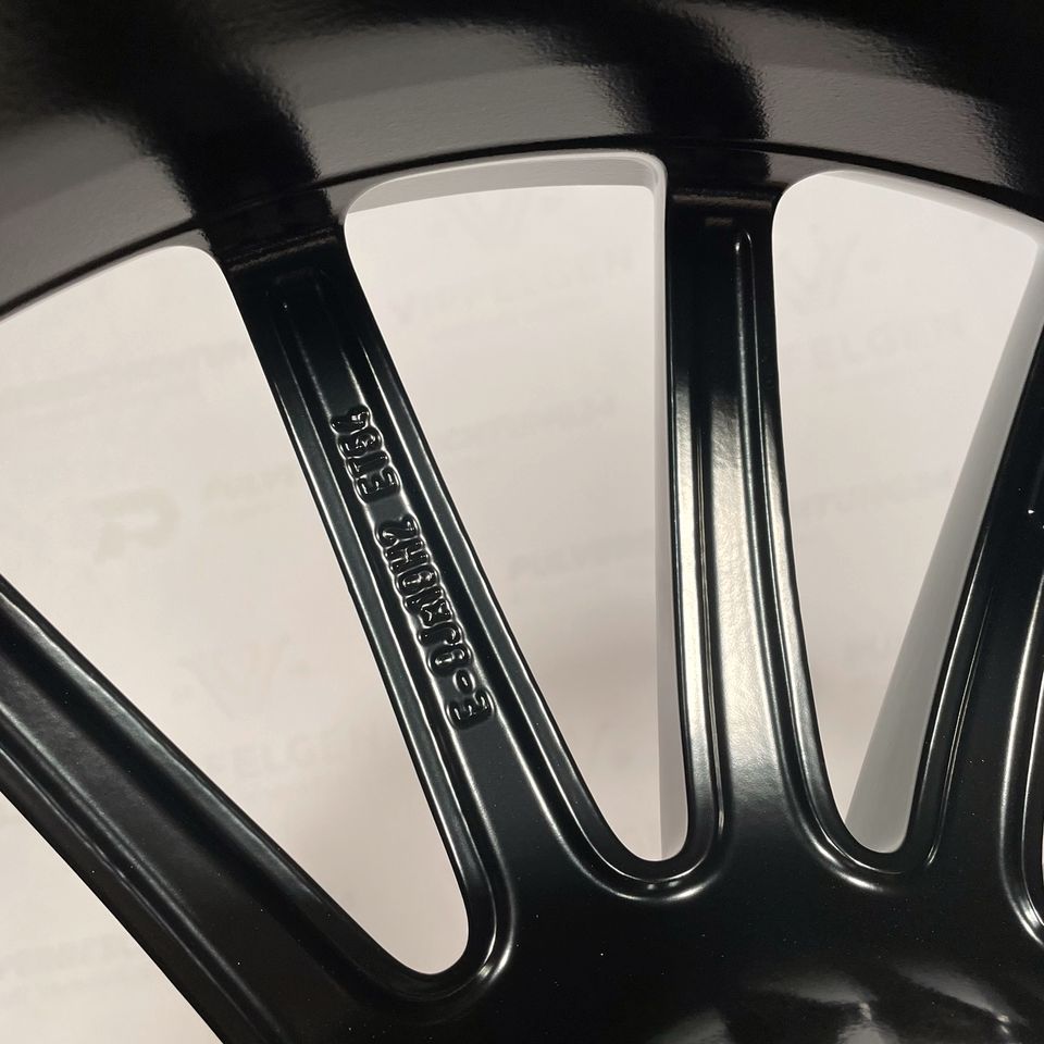 Originale 19 Zoll Mercedes C-Klasse W204 C63 AMG Performance Alufelgen Felgen Leichtmetallfelgen schwarz matt mit glanzgedrehtem Rand (weitere Farben möglich)