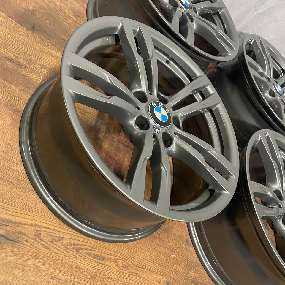 Originale 18 Zoll BMW 3er F30 4er F32 Styling M441 Alufelgen Leichtmetallfelgen Felgen ferric grey (weitere Farben möglich)