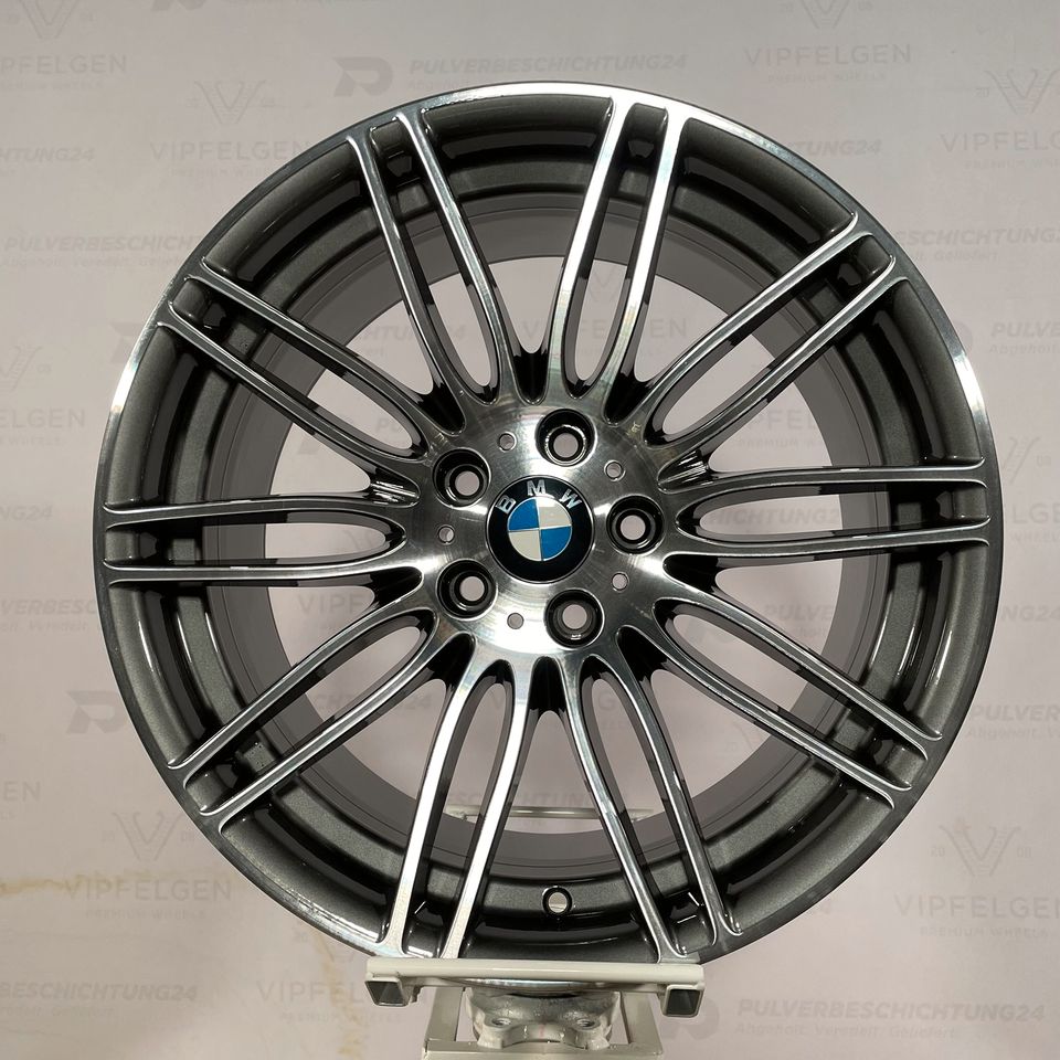 Originale 19 Zoll BMW 5er E60 Styling 269 Performance Alufelgen Felgen Leichtmetallfelgen anthrazit mit glanzgedrehter Front (weitere Farben möglich) Kopie