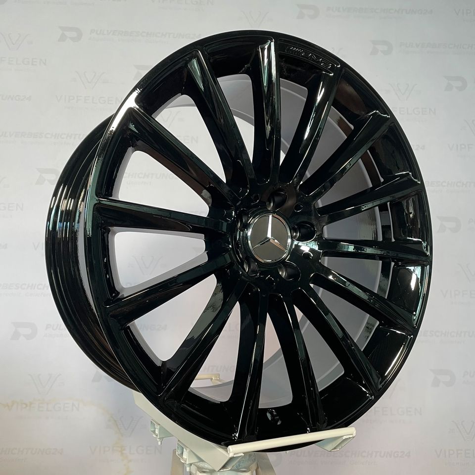 Originale 20 Zoll AMG Mercedes E-Klasse W213 S213 Alufelgen Felgen Leichtmetallfelgen schwarz glänzend (weitere Farben möglich)