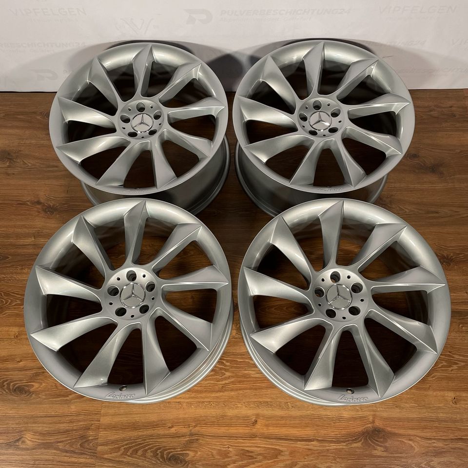 Originale 21 Zoll Lorinser RS8 Mercedes ML GLE W166 W164 Alufelgen Felgen Leichtmetallfelgen silber glänzend (weitere Farben möglich)