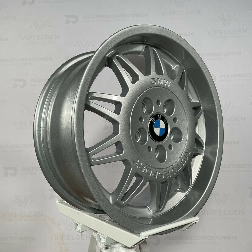 Originale 17 Zoll BMW M3 E36 Styling 22 Motorsport Alufelgen Felgen Leichtmetallfelgen silber (weitere Farben möglich)