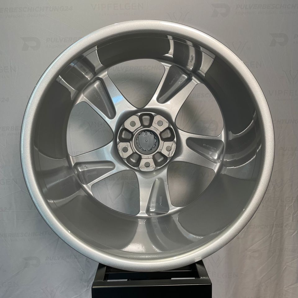 Originale 20 Zoll Porsche Cayenne 955 957 Techno Alufelgen 7L5601025K Felgen Leichtmetallfelgen silber (weitere Farben möglich)