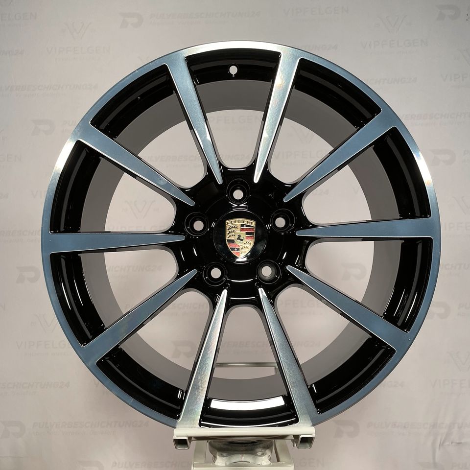 Originale 20 Zoll Porsche 991 C4 "Carrera Classic Rad" Alufelgen Felgen Leichtmetallfelgen schwarz glanzgedreht (weitere Farben möglich)