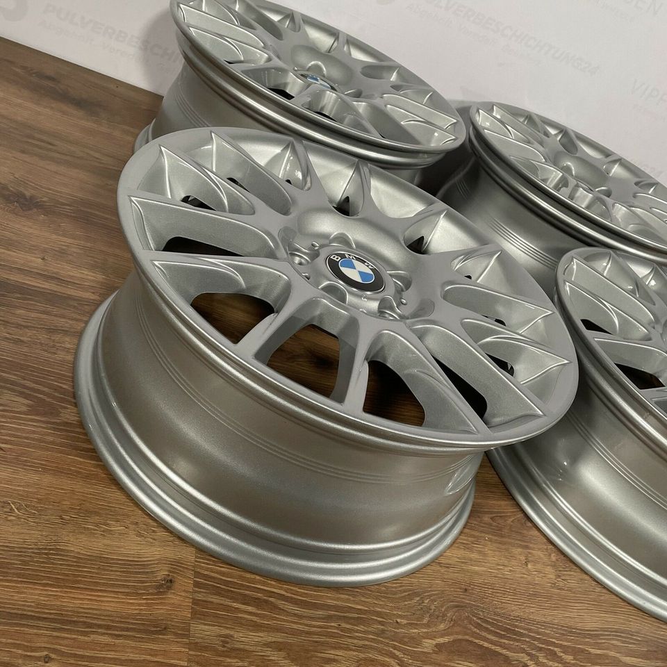 Originale 18 Zoll BMW Styling 216 Radialspeiche 3er E90 E91 E92 E93 Alufelgen Felgen Leichtmetallfelgen silber glänzend (weitere Farben möglich)