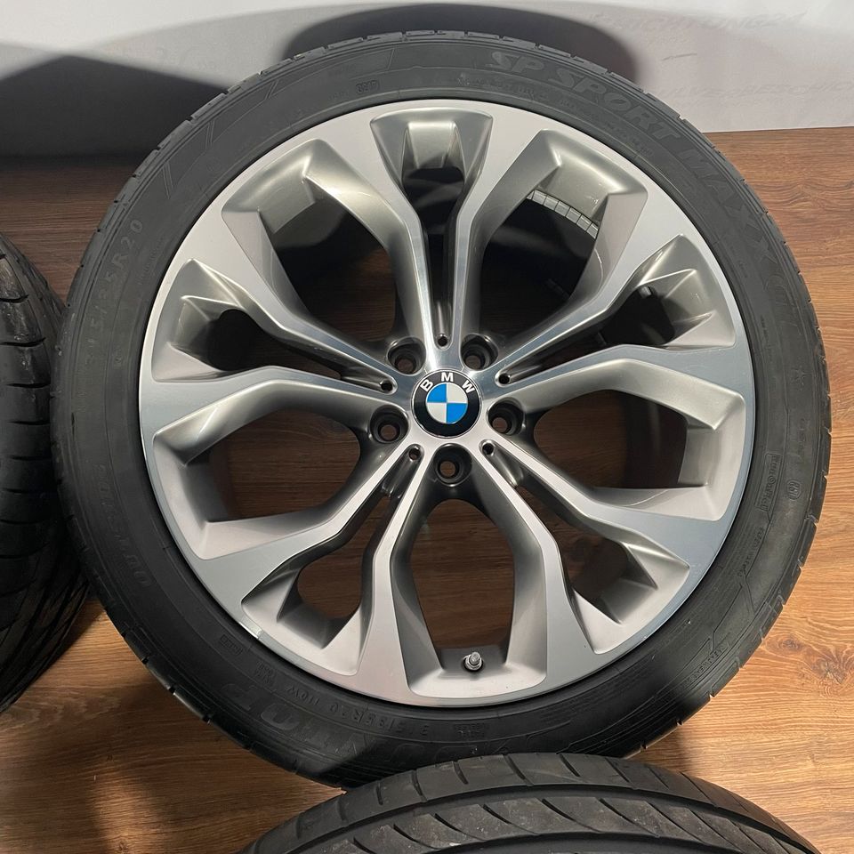 Originale 20 Zoll BMW Styling 451 Y-Speiche X5 F15 X6 F16 Sommerräder Kompletträder Dunlop SP Sport Maxx GT RunFlat* Bereifung montiert und gewuchtet (weitere Farben möglich)