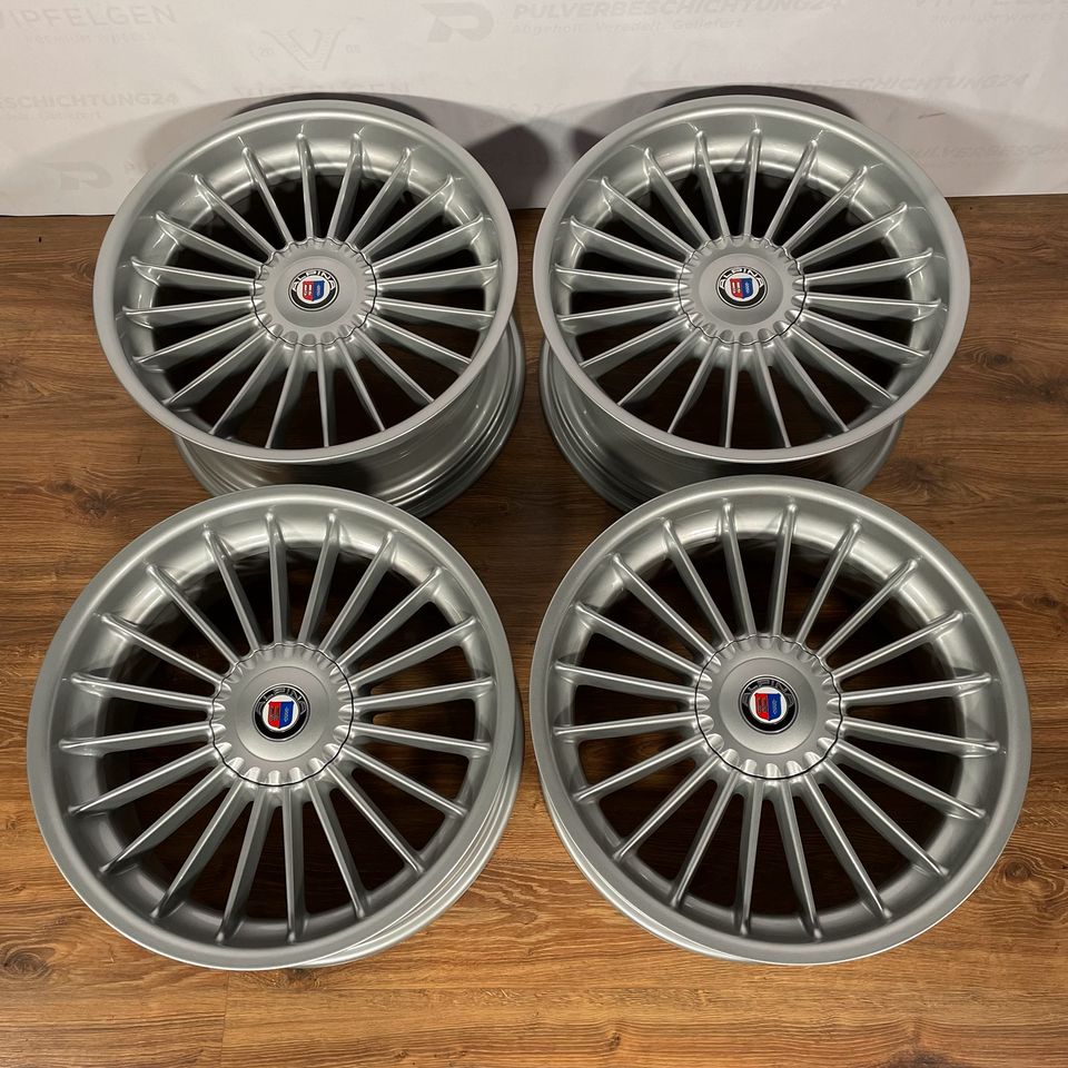 Originale 20 Zoll Alpina B5 Classic II BMW 5er E60 E61 Alufelgen Felgen Leichtmetallfelgen silber glänzend