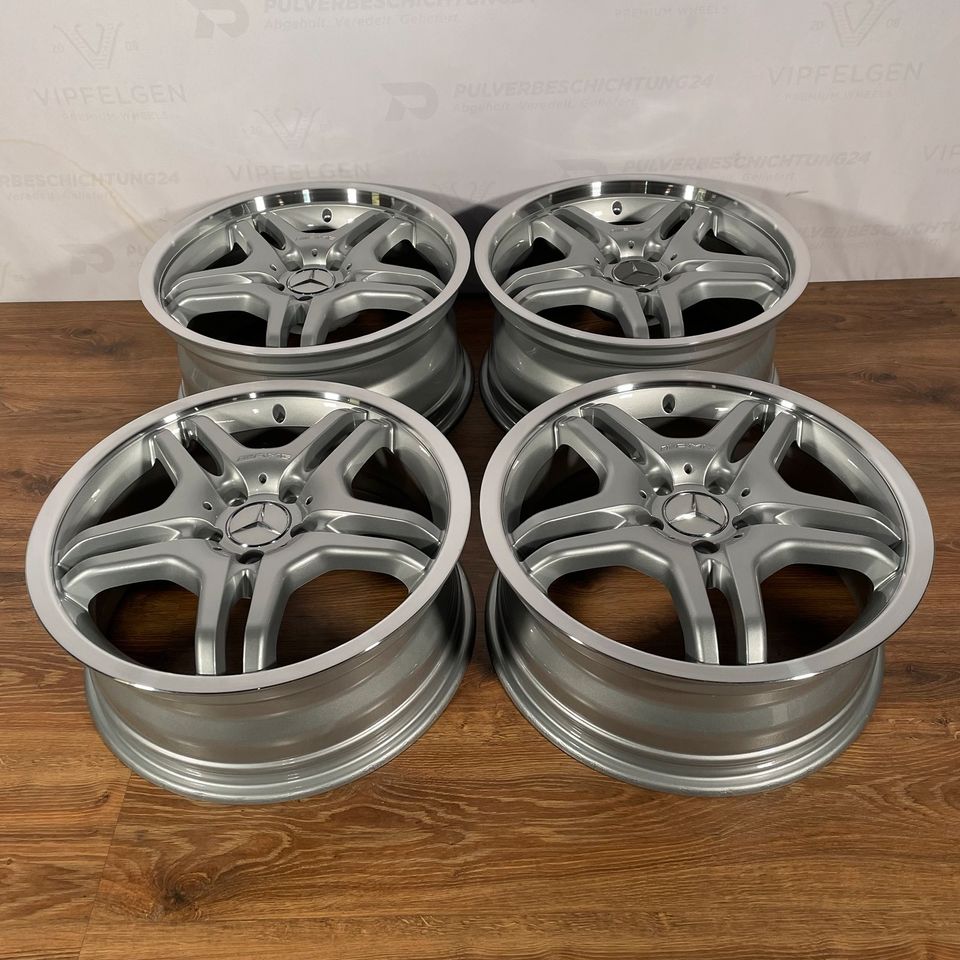 Originale 18 Zoll Mercedes SLK R171 AMG Styling 4 Alufelgen Felgen Leichtmetallfelgen silber glänzend (weitere Farben möglich)